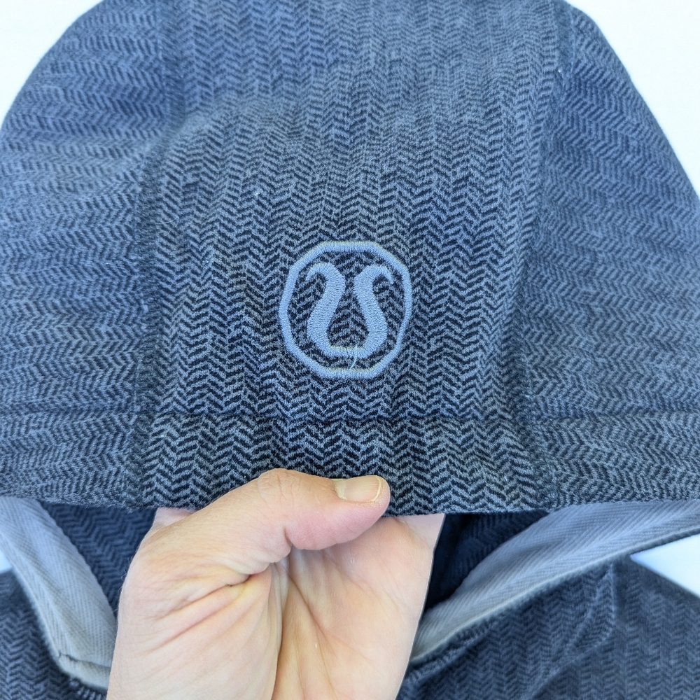 Lululemon West Coast Hoodie Skeleton Bone Gray mens size L - Picture 3 of 16
